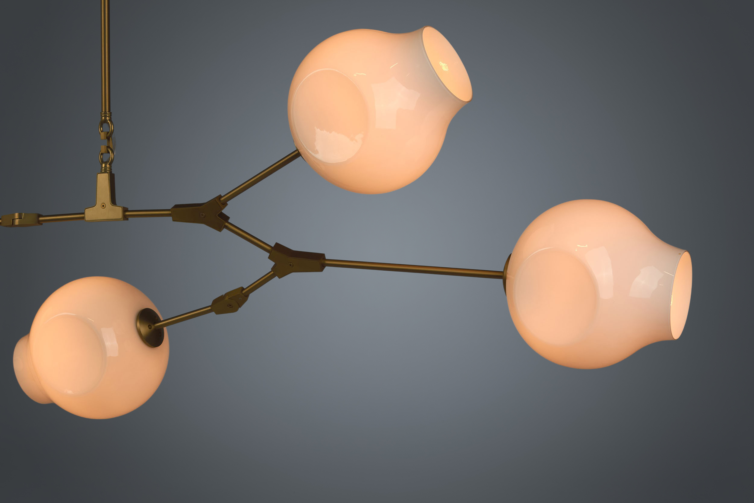 2000983126030 Подвесной светильник 5 ламп высота 90 ELECTRORETRO Branching Bubbles Summer  - Вид №2