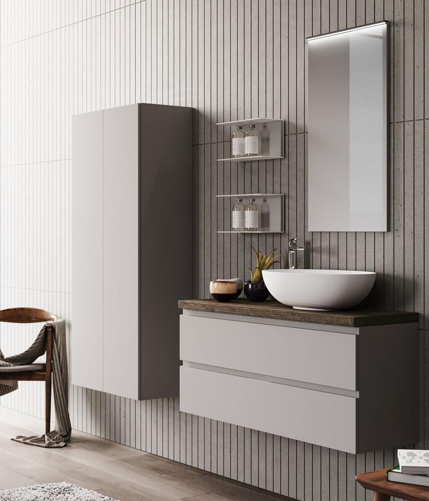 Mobiltesino Подвесная тумба под умывальник с ящиками Cromo sun-id-1358840 - Вид №2