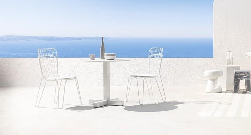 Gervasoni Круглый садовый стол со столешницей из керамогранита Gervasoni outdoor sun-id-1462312 - Вид №1