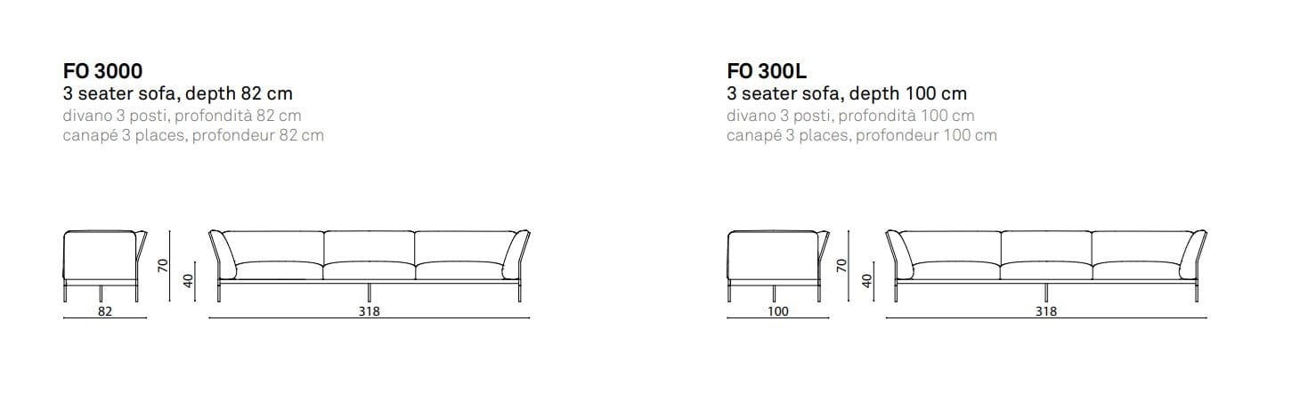 3-местный тканевый диван True Design Fold ARCH-00079848 - Вид №6