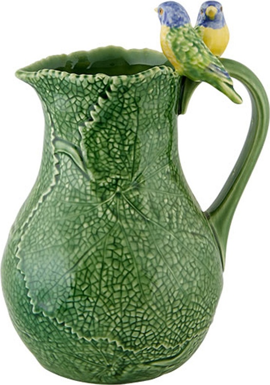 10641732 Bordallo Pinheiro Кувшин Bordallo Pinheiro Цинерария с птичками 1,8л, керамика Керамика 
