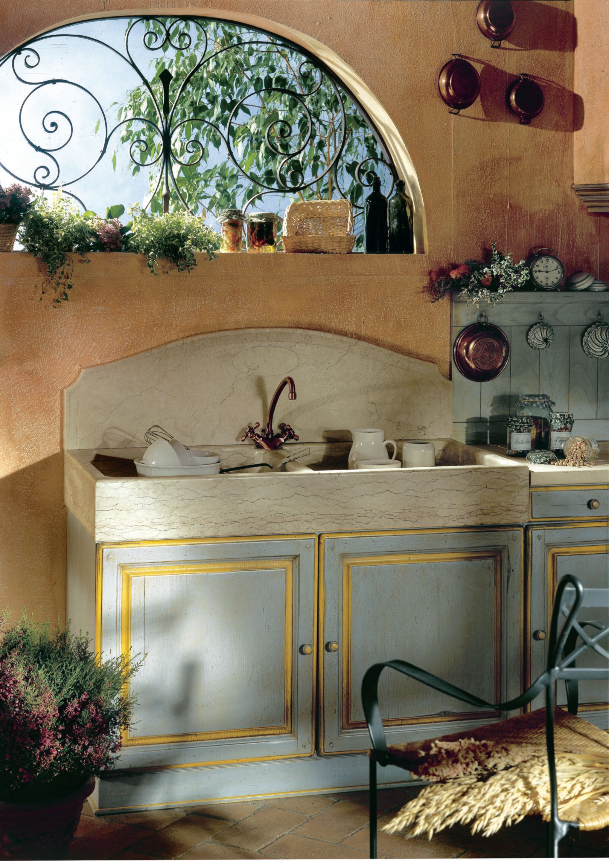 На заказ лакированная деревянная секционная кухня Marchi Cucine Country Chic ARCH-00137904 - Вид №3