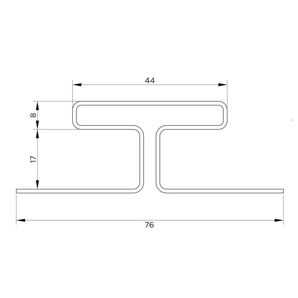H-Профиль для фасадных панелей MONLID цвет зеленый STLM-2188832 - Вид №1