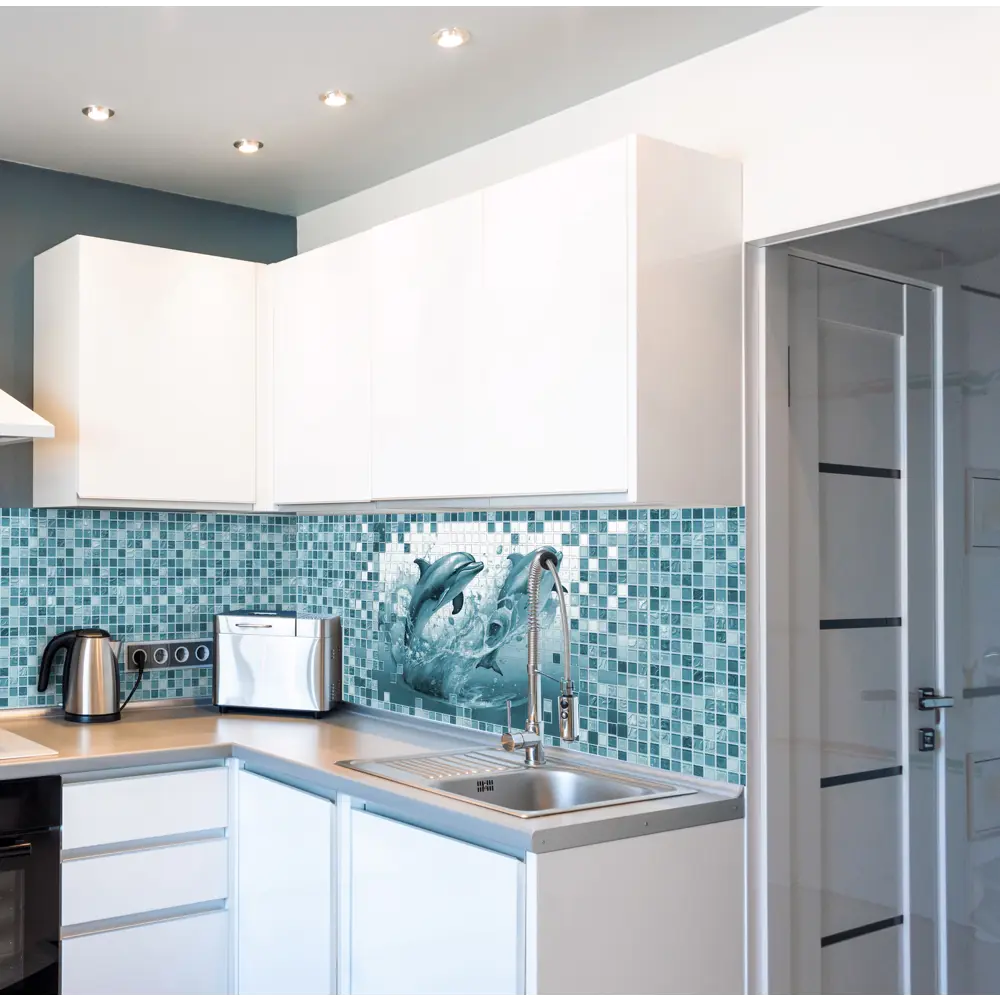 GRACE Стеновая панель Мозаика Океан для кухонного фартука 89380911 STLM-1442069 - Вид №2