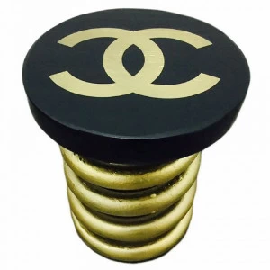 Стул Пружина Chanel black малый STARBARREL ДИЗАЙНЕРСКИЕ, ПРУЖИНА 036564 Черный