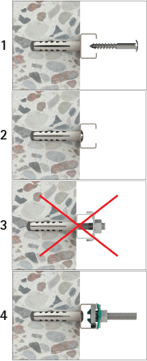 61843640 BIS RapidRail® Шуруп TX30 для крепления профиля BIS RapidRail® к стене или потолку walraven  - Вид №2
