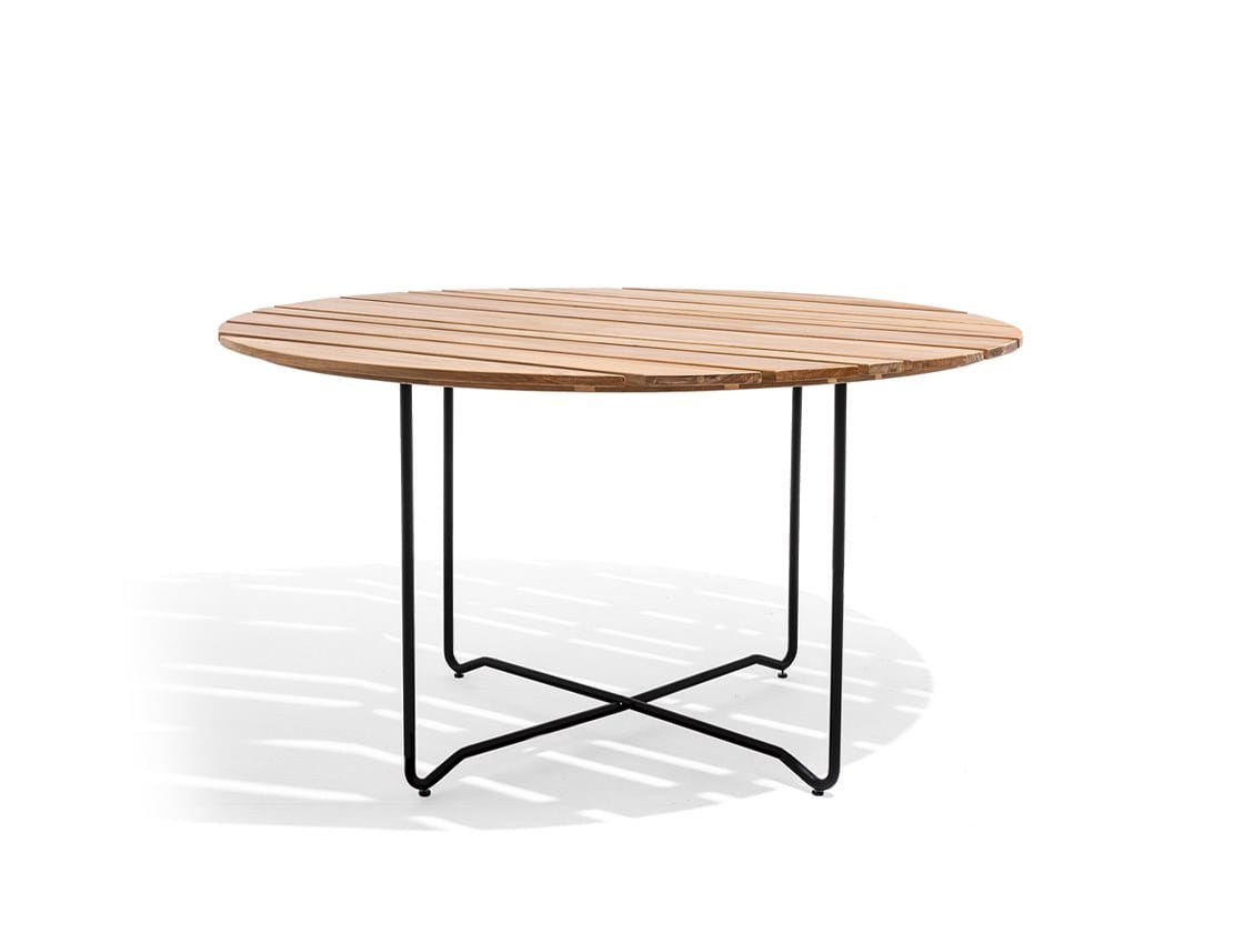 Стальной и деревянный садовый стол Skargaarden Grinda ARCH-00115355 - Вид №2