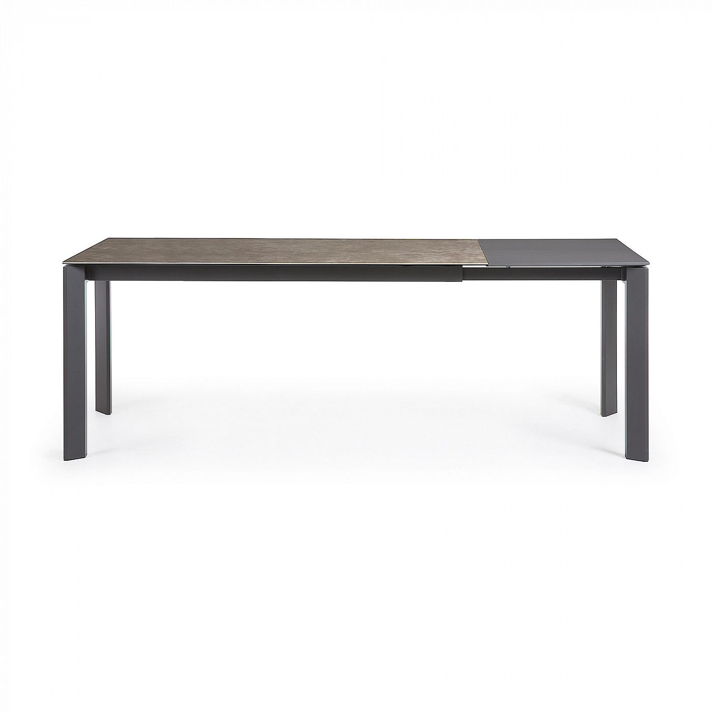 051246 Стол Atta 160 (220) x90 антрацит, серый, керамика La Forma Axis - Вид №5