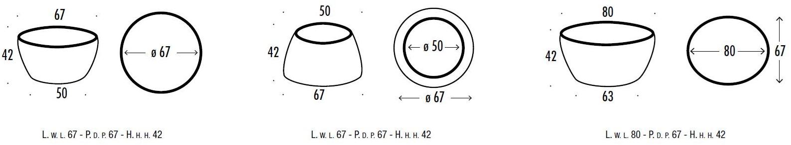 Felis Круглый пуф из ткани в современном стиле Complements sun-id-1460682 - Вид №3