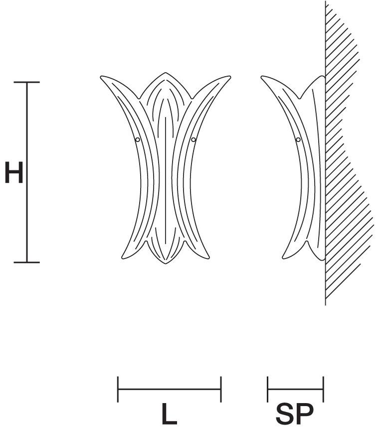 Masiero Настенный светильник из гранита Glass sun-id-1348907 - Вид №1