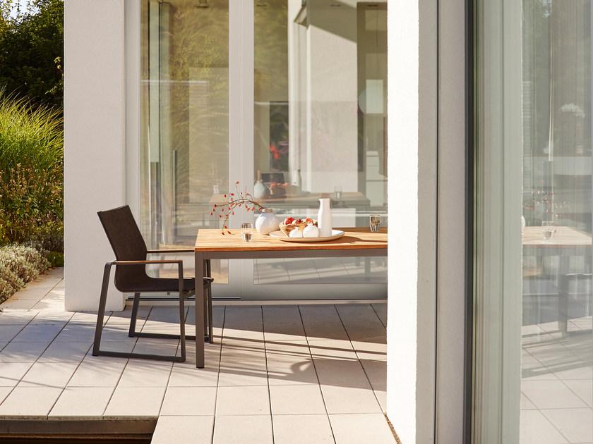 solpuri Прямоугольный садовый стол из тика Classic alu sun-id-1368909 - Вид №5