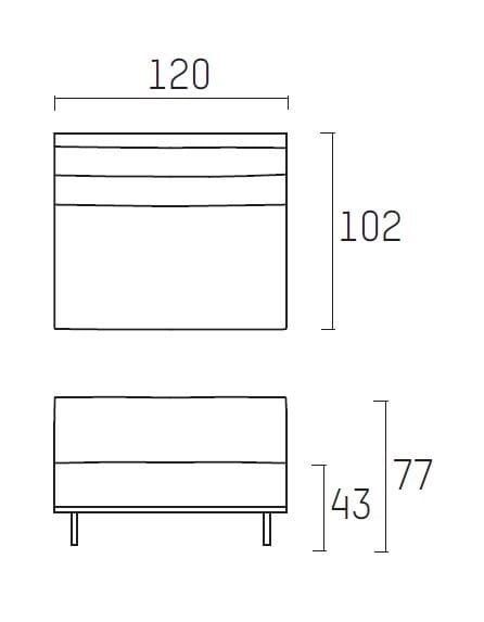 Секционный диван с огнестойкой обивкой Piet Boon DON living ARCH-00064056 - Вид №17