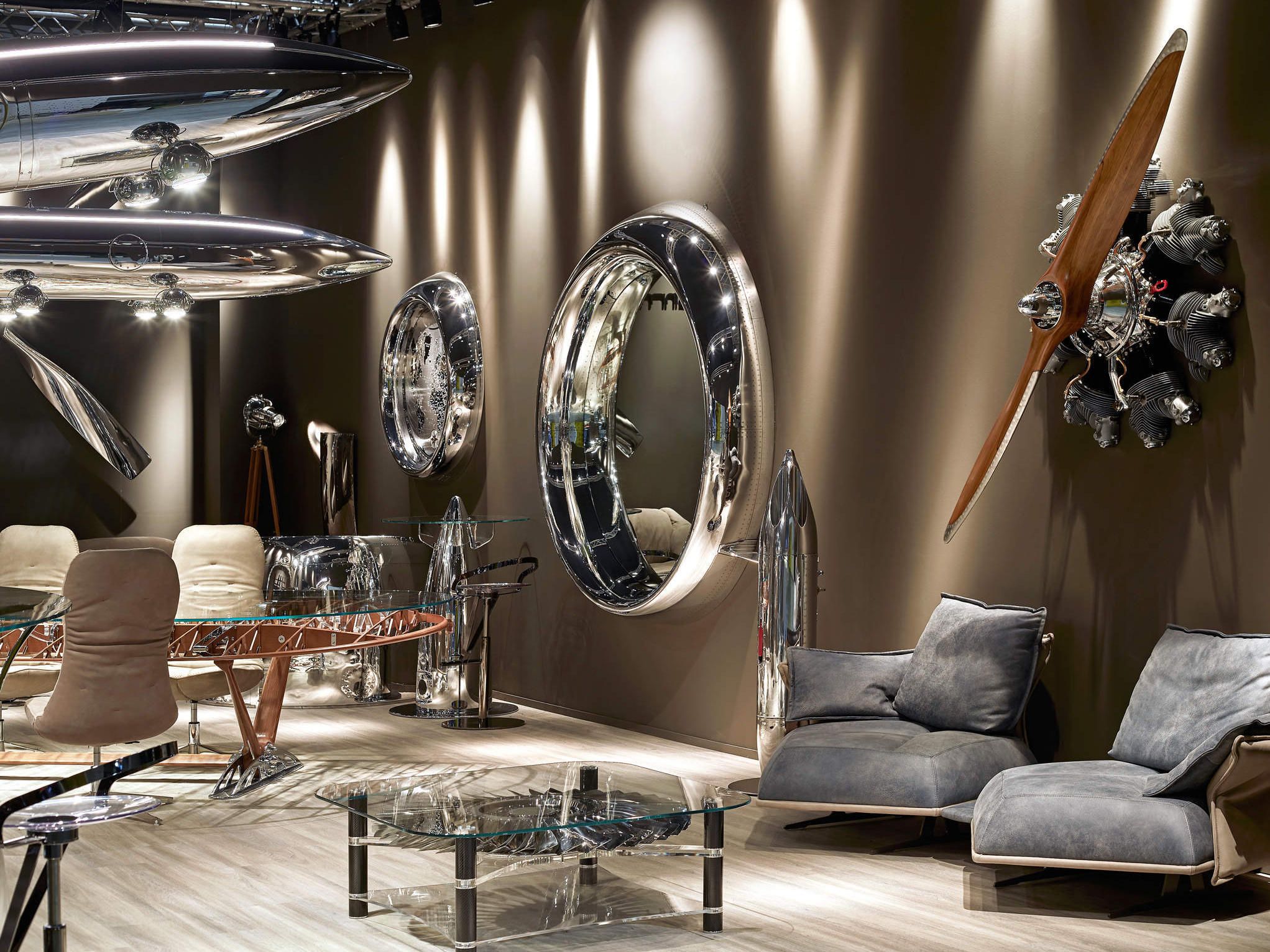 Настенное круглое зеркало Arteinmotion AIR-MIR0190 ARCH-00115179 - Вид №5