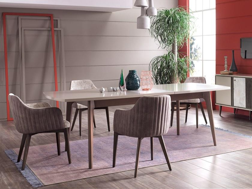 Enza Home Прямоугольный раздвижной деревянный стол Praga sun-id-1457880 - Вид №2