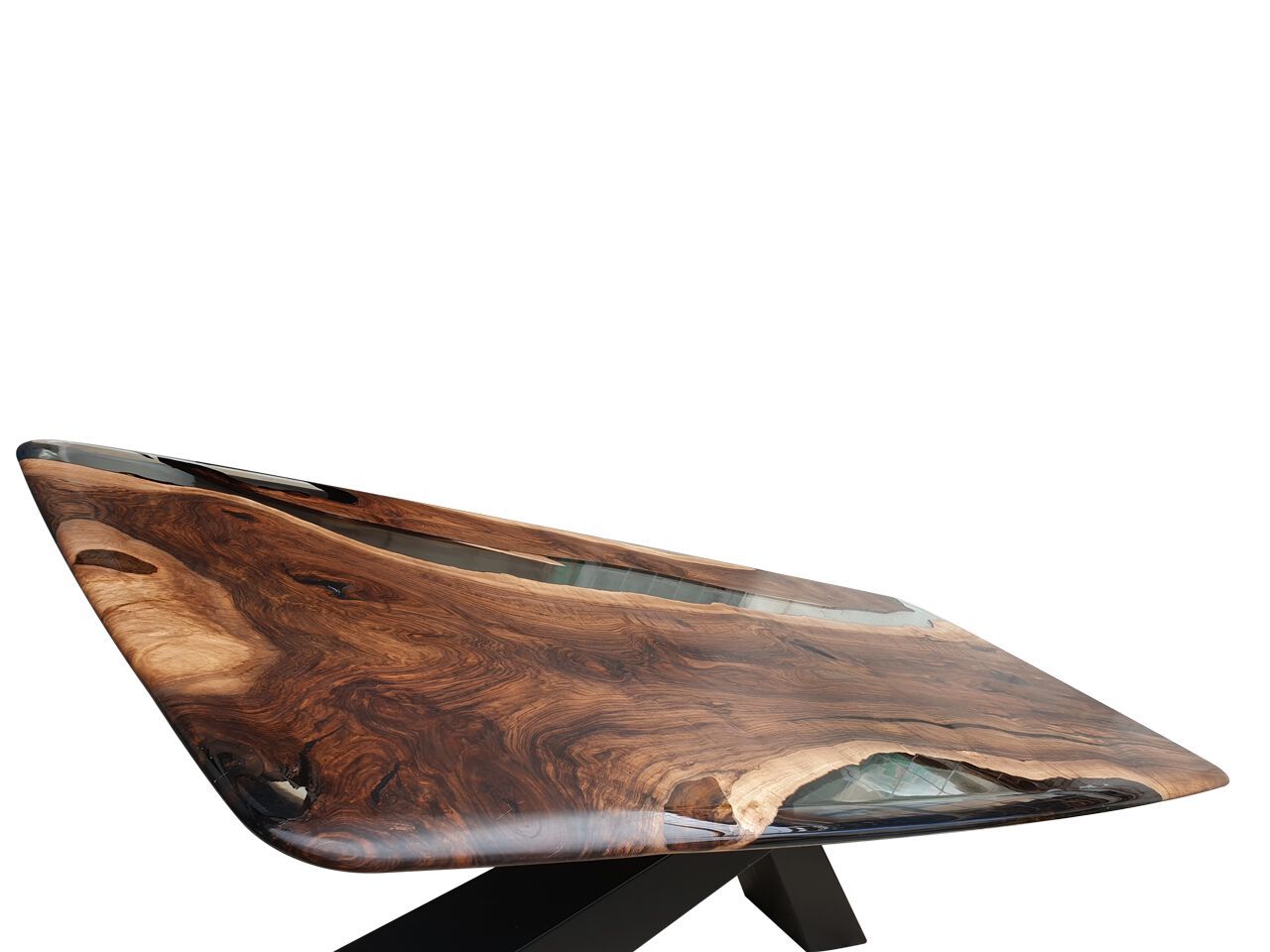 Прямоугольный стол из орехового дерева и смолы Legnor LEG2408766 ARCH-00077489 - Вид №5