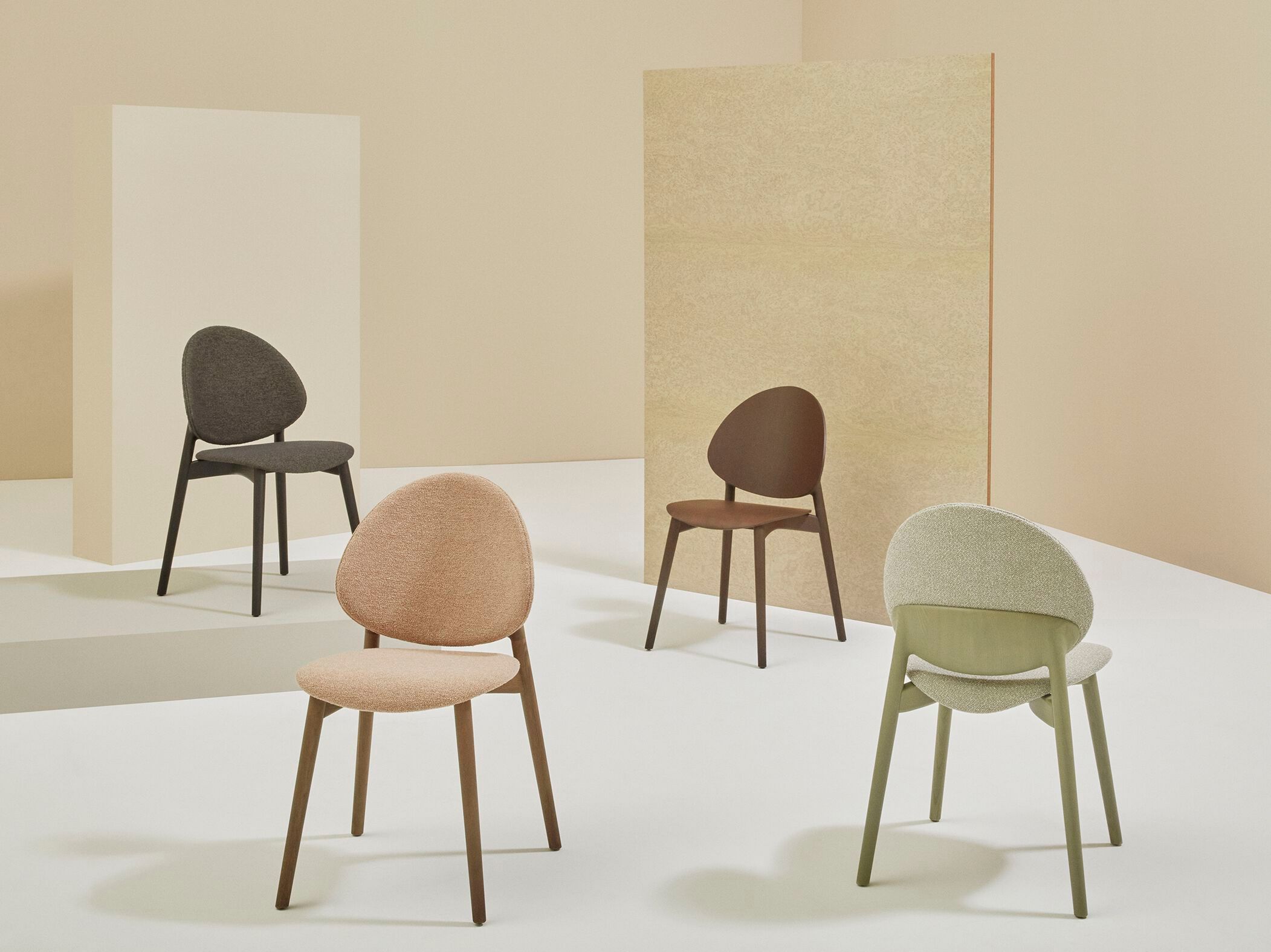 Мягкий стул из ясеня Billiani Fleuron ARCH-00105496 - Вид №3