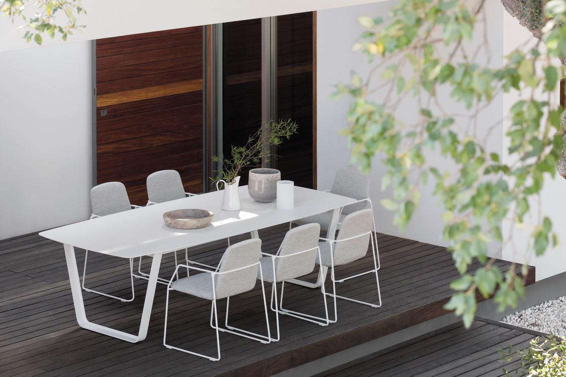 Обеденный стол pwi white f8 264см x 118см Manutti Air MNST805 - Вид №18