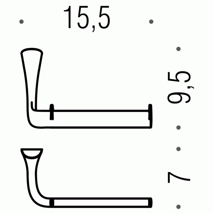 B2808 Держатель туалетной бумаги COLOMBO LAND Colombo Design - Вид №2