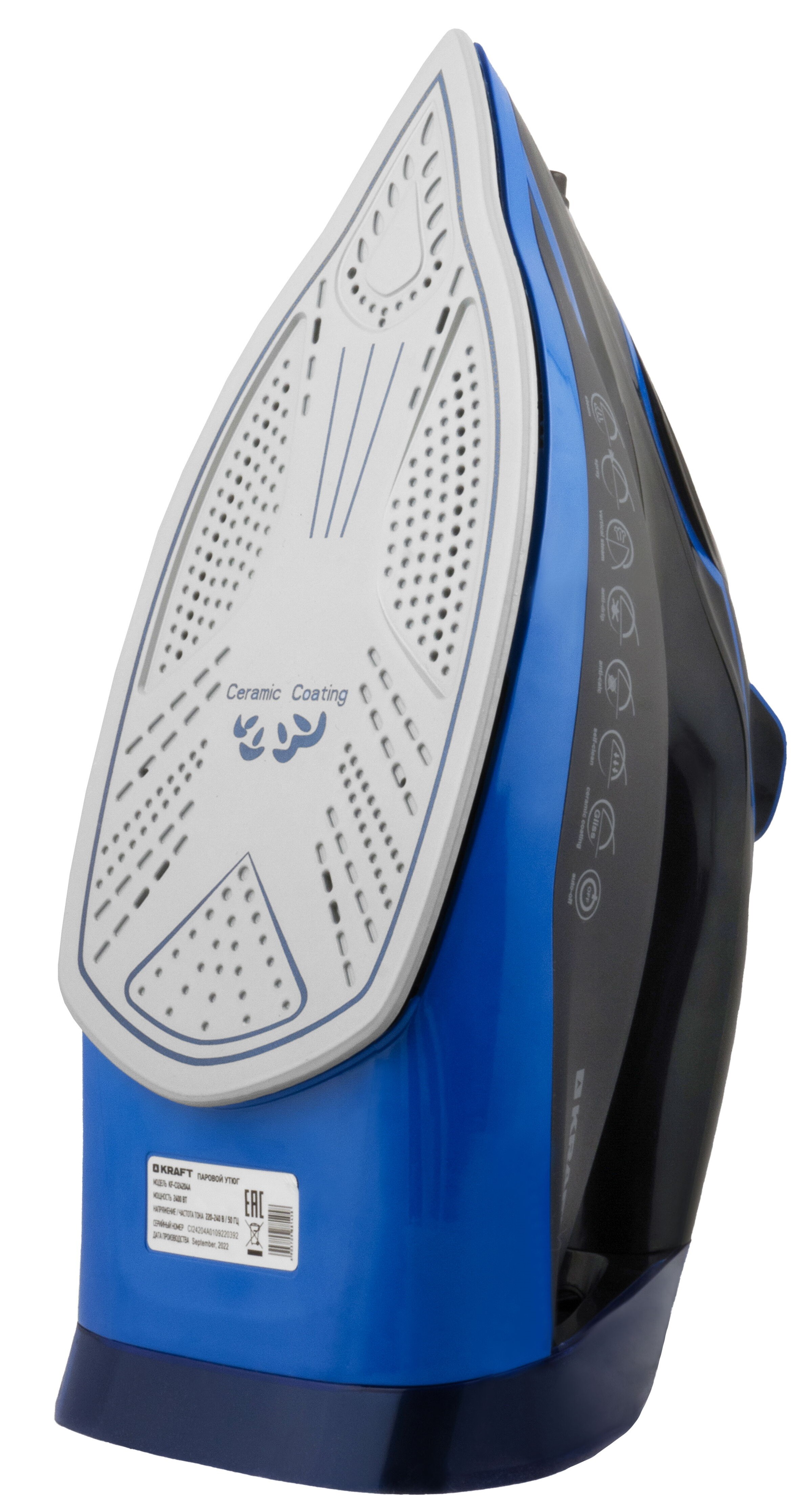 9037560 Утюг KRAFT KF-CI24204A черный STDN-0101200 - Вид №5