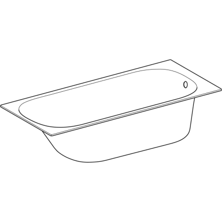 554.042.01.1 Прямоугольная ванна Geberit Soana, узкий край Geberit  - Вид №1