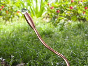 Медный регулируемый светодиодный напольный торшер