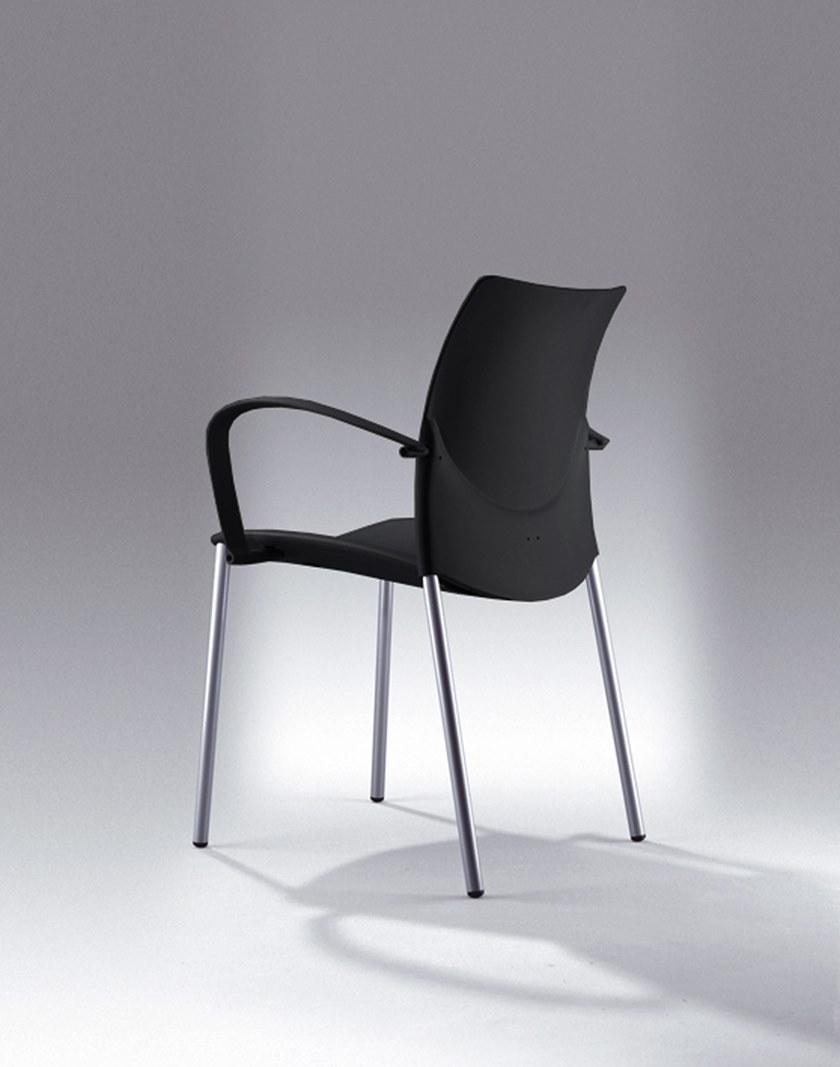 ENEA Стул из полипропилена штабелируемый с подлокотниками Global sun-id-1410128 - Вид №2