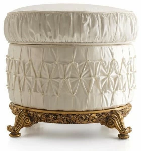 A.R. Arredamenti Круглый пуф из ткани Dolcevita 262