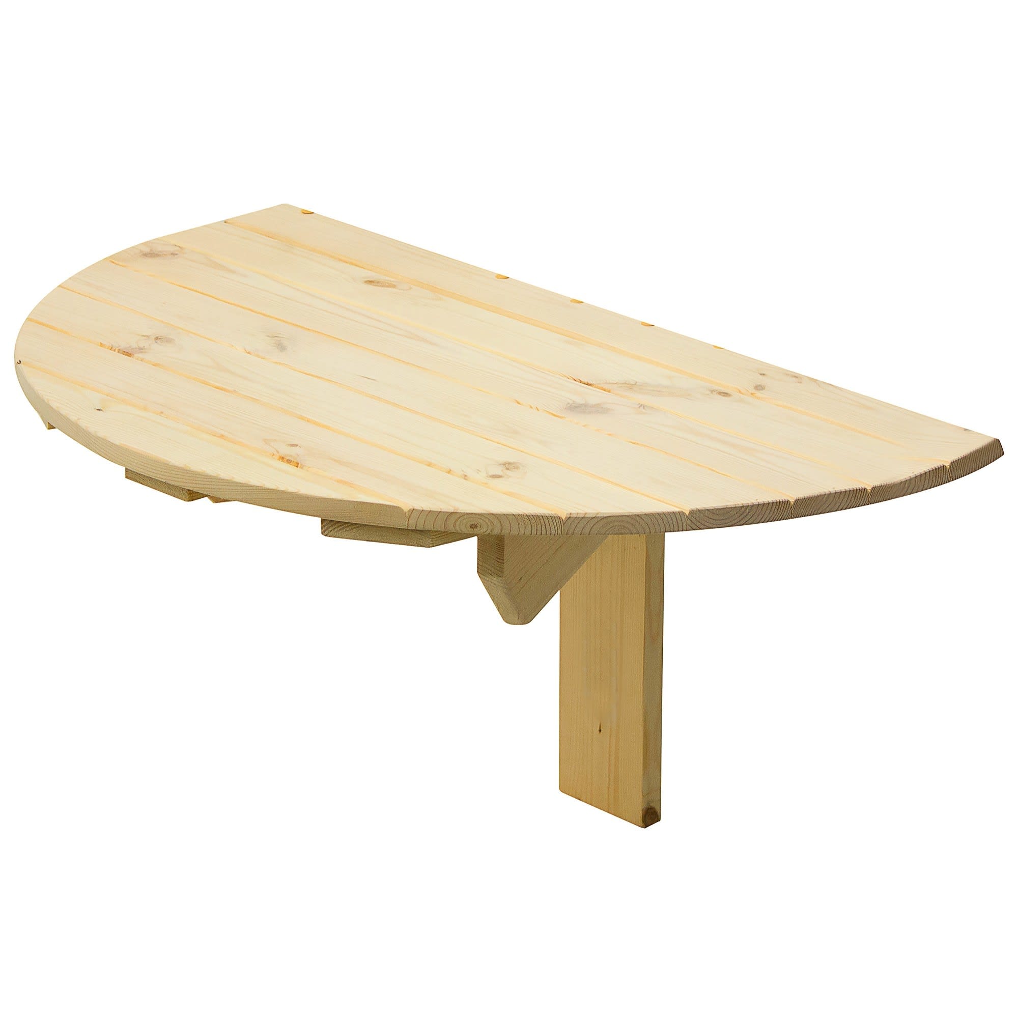 18856173 Стол навесной пристенный, откидывающийся полукруглый 80x50x42 см Santreyd 