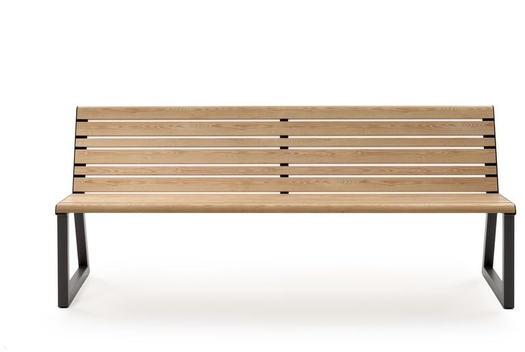 Urbantime Скамья из алюминия со спинкой Ventiquattrore.h24 sun-id-1444018 - Вид №5