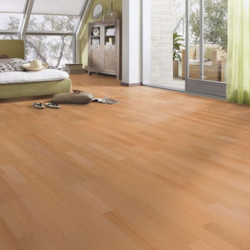 Паркетная доска Meister PС 200 Classic Дымчатый Гармония 928 Бук Натур (Гладкая) 2400х200 мм 2300200101 - Вид №10