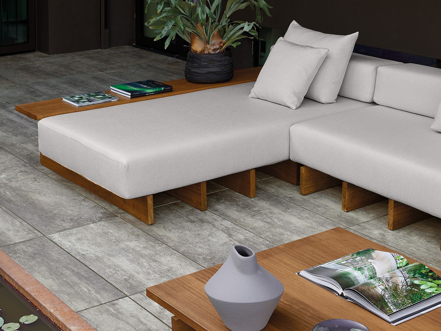 Тканевый модульный садовый диван Arketipo SANTOS ARCH-00052540 - Вид №6