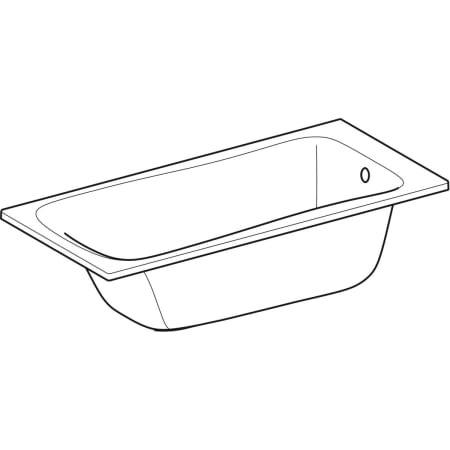 554.201.01.1 Ванна прямоугольная Geberit Renova Geberit  - Вид №6