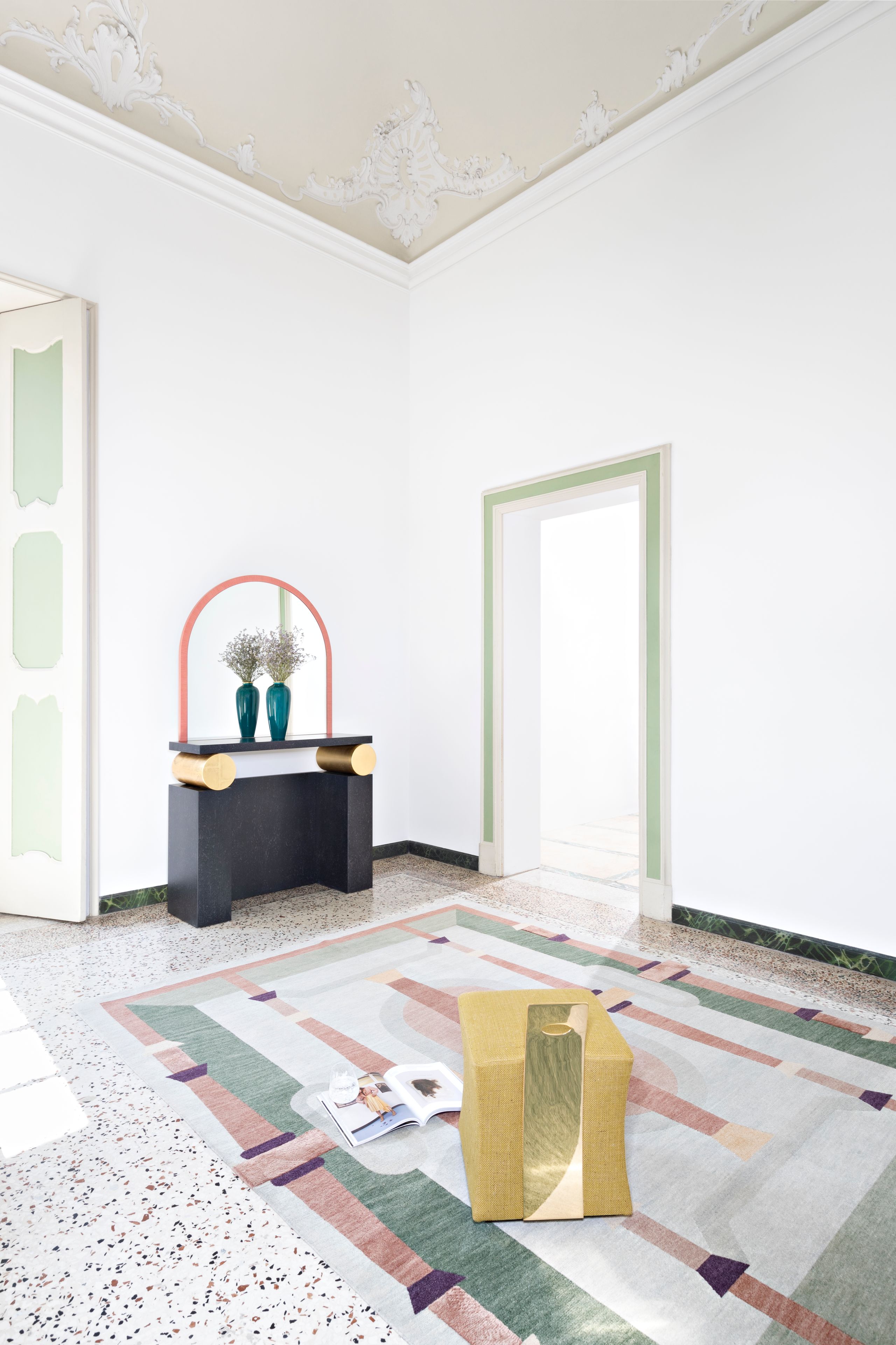 Прямоугольный ковер ручной работы cc-tapis New Classics ARCH-00125174 - Вид №1