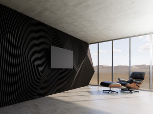 Трехмерное покрытие ламината для интерьера