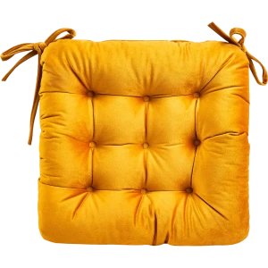 LINEN WAY Подушка для стула Solemio 1 - бархатный комфорт в солнечном цвете 89337715