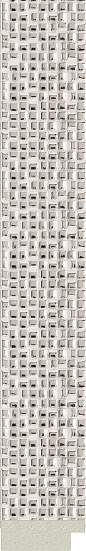 BY 3004 Зеркало в багетной раме - мозаика хром 46 mm EVOFORM Definite - Вид №3