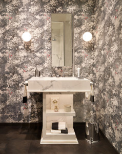 Шкаф для умывальника со встроенной раковиной