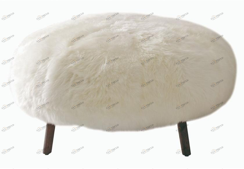 Ph Collection Подставка для ног из синтетического меха sun-id-1372351