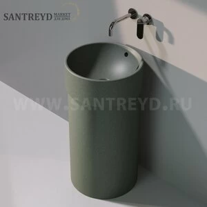 505042CCOLP7037 Напольная раковина стоящая круглая Ceramica Flaminia Twin