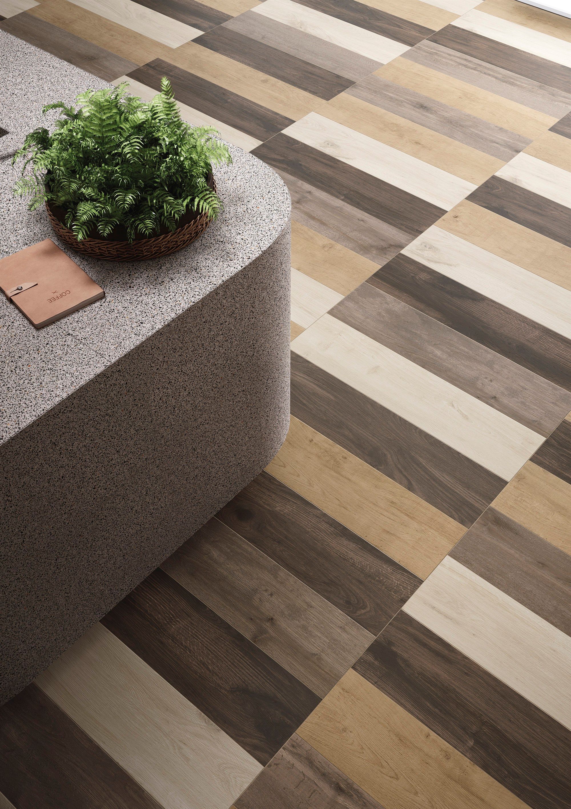 Пол / облицовка керамогранита под дерево Fiandre Bois urbain ARCH-00118456 - Вид №8