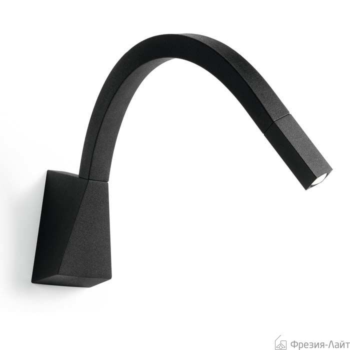 Linea Light 7227 Snake черное бра с трансформатором без выключателя на корпусе 90341