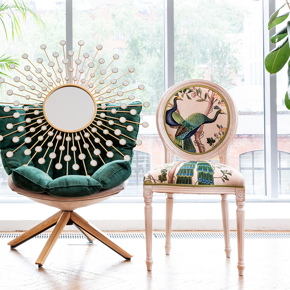21060743 Стул «Индокитайский зелёный павлин» (версия 1) Object Desire  - Вид №6