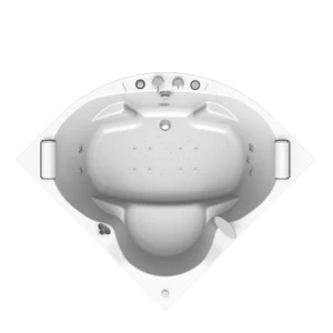 Гидромассаж "Релакс Chrome" на ванну Сорренто 140х140 (двигатель 750 Вт, джет Джереми - 5 шт.)