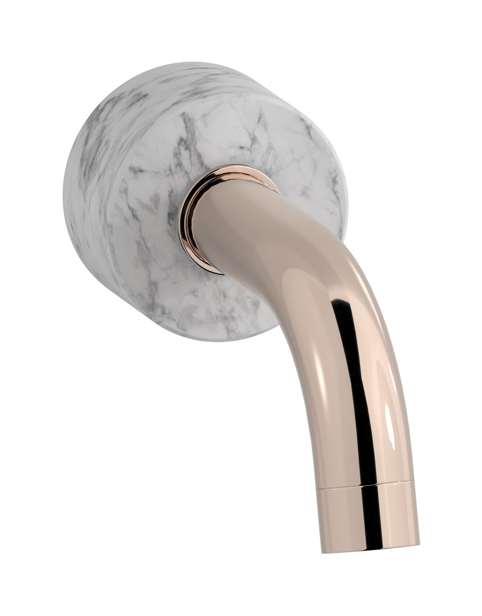 Настенный излив WE ARE IB mr320rs_1 Rose Gold Marmo