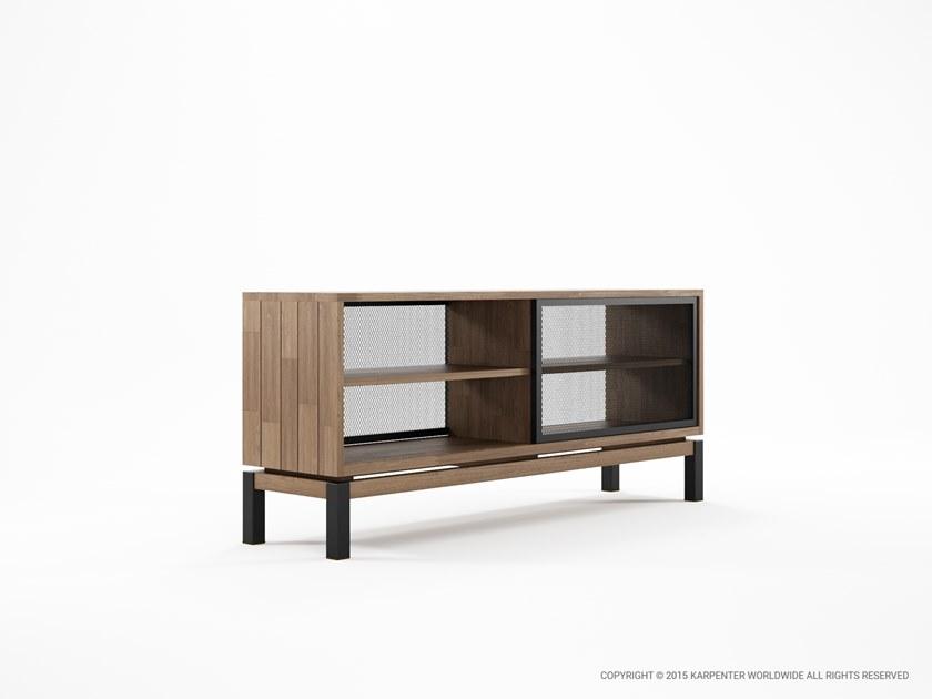 KARPENTER Буфет из тика в современном стиле с раздвижными дверцами Color bebop Bb03-t - Вид №1