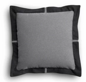 Bodema Однотонная квадратная подушка из ткани