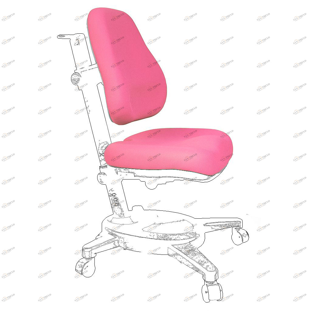 Чехол для кресла Y-110 розовый однотонный MEALUX  336211 Розовый Santreyd 