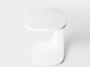 Пластиковый квадратный журнальный столик