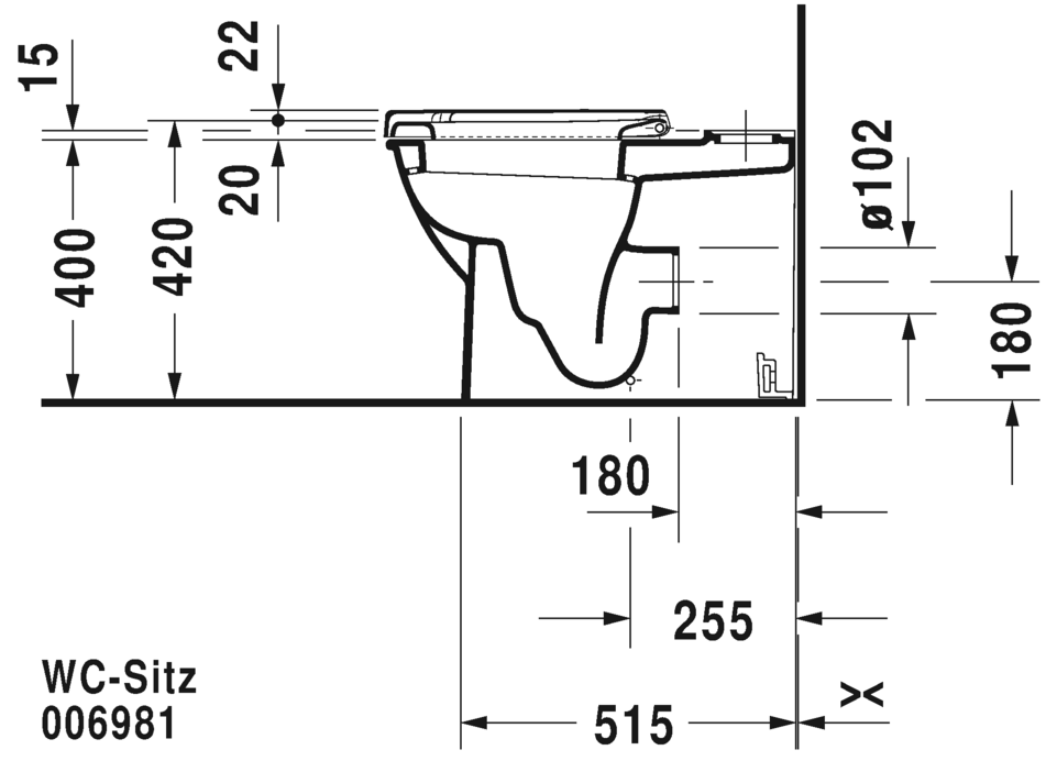 2138092000 Компакт унитаз с бачком Белый Duravit Darling New Германия - Вид №3