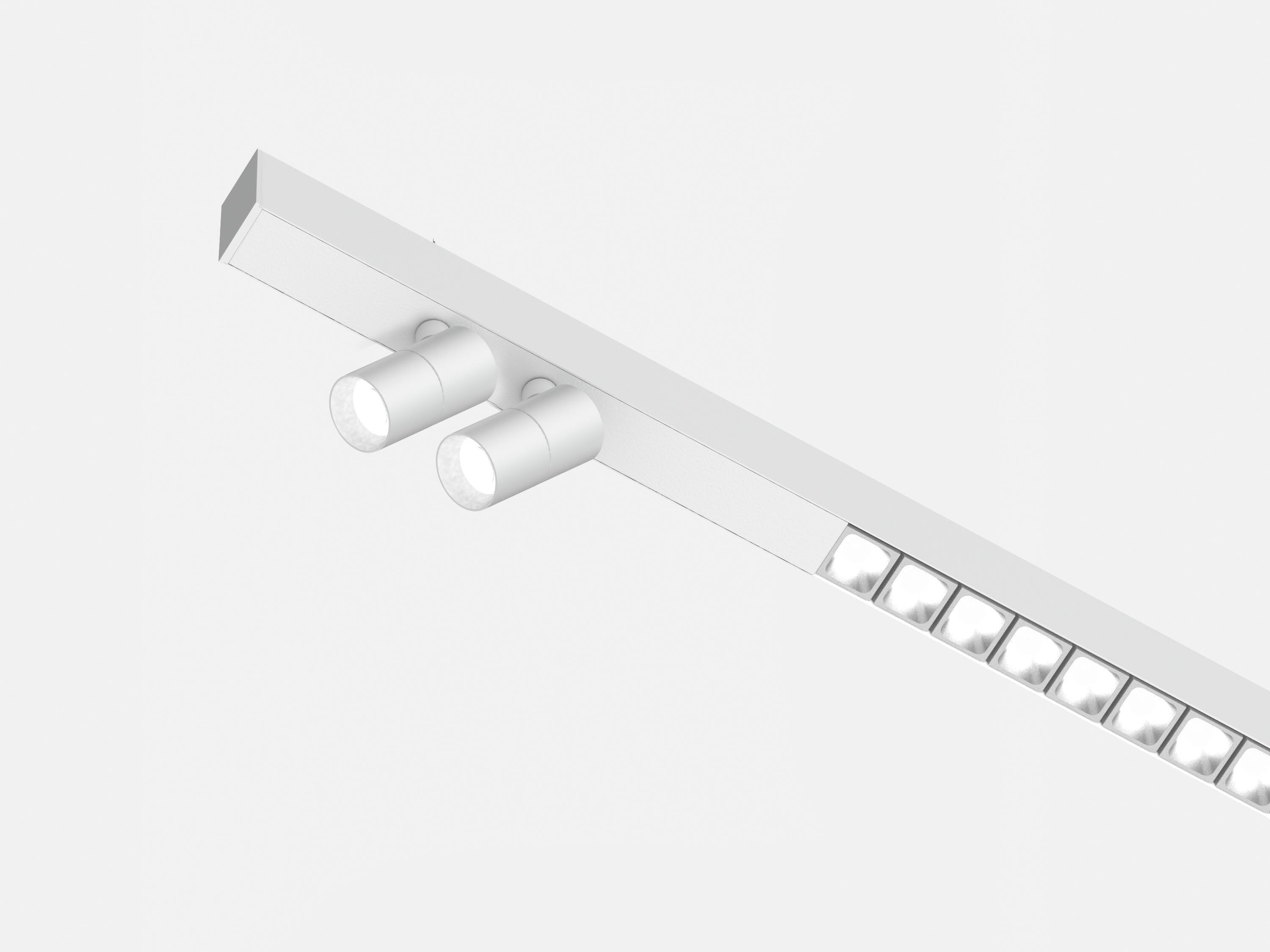 Экструдированный алюминиевый светодиодный потолочный светильник Lucifero's Minifile Mix ARCH-00112700 - Вид №4